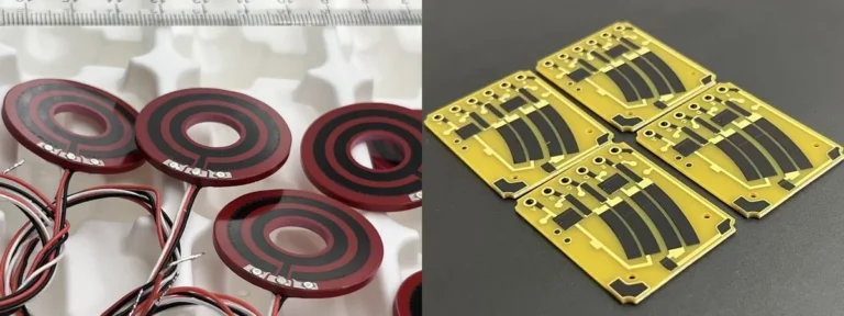 Replacement for a 6915 conductive plastic resistive element on the left and a TPS carbon film resistive component on the right.