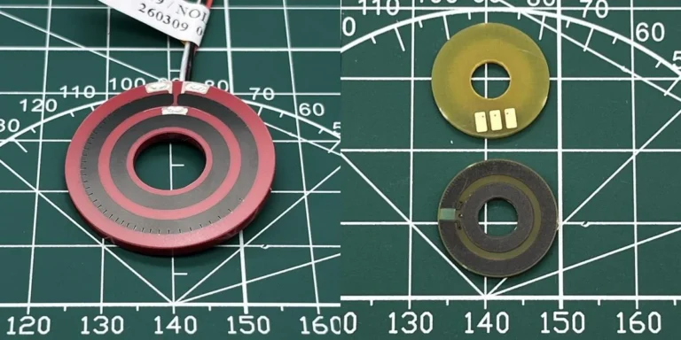 350 degree conductive plastic replacement for TE 6915 compared with a round carbon film resistive element