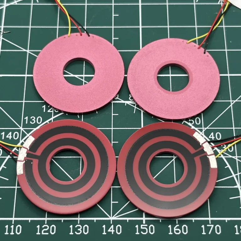 front view, back view, and wiring layout of a 6915 conductive plastic resistive element