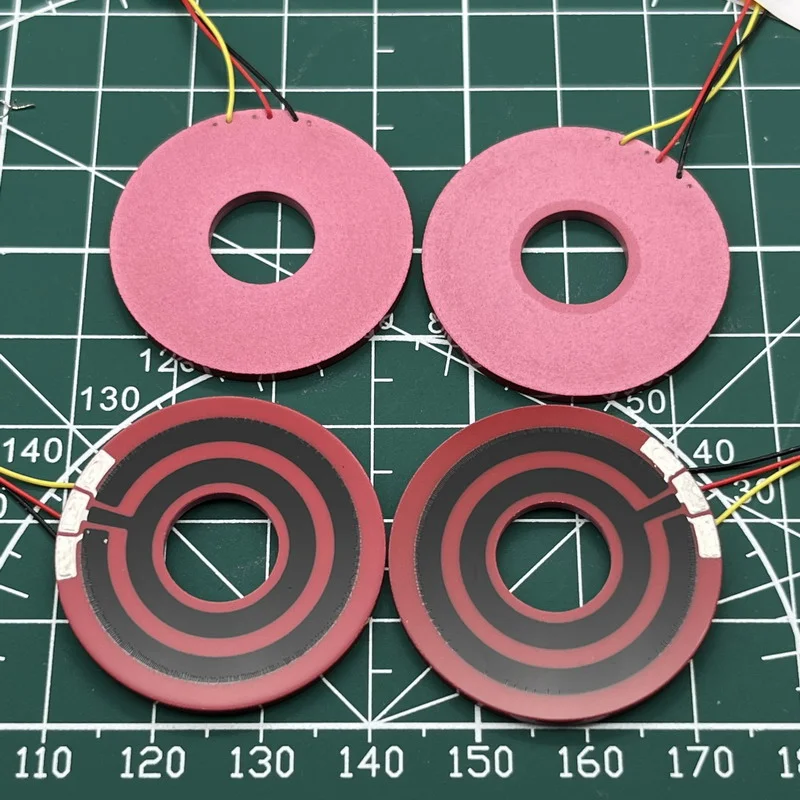 front view, back view, and wiring layout of a 6915 conductive plastic resistive element