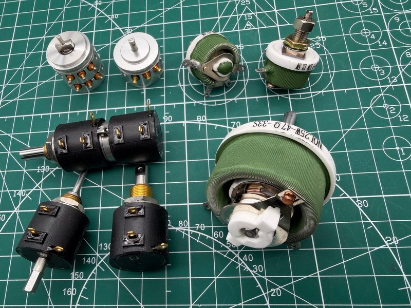 Precision wirewound potentiometer components including a dual-gang structure